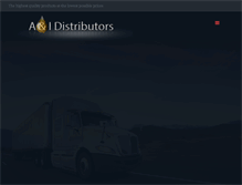 Tablet Screenshot of aidistributors.com